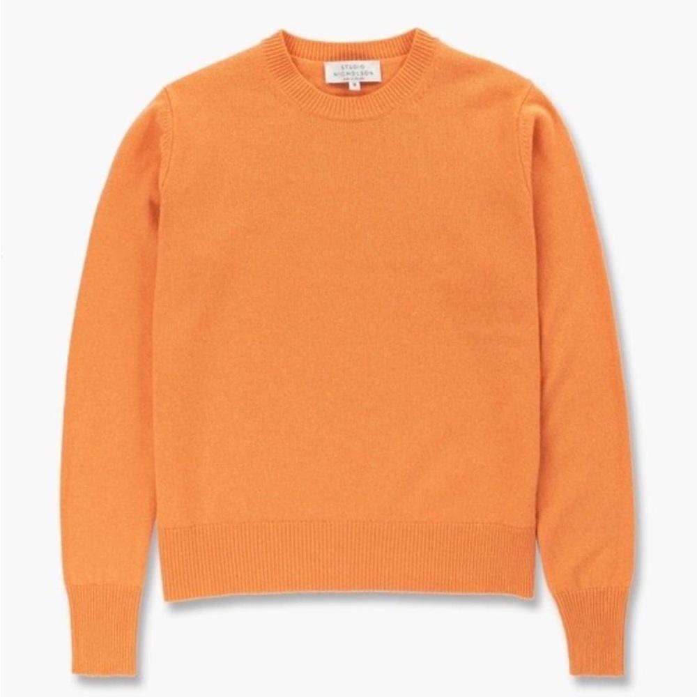 Studio Nicholson Sorello English Lambswool Crewneck Pullover Sweater - XS